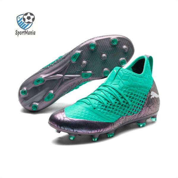 FUTURE 2.3 NETFIT FG/AG Football Boots, Col Shift-Green-White-Black, extralarge-IND Puma Football Shoes